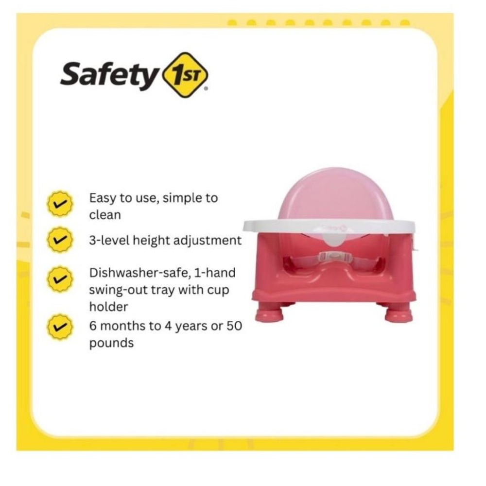 Pink Booster Seat for Kids